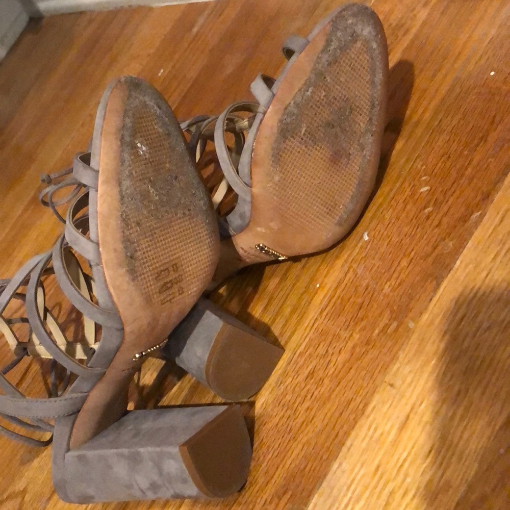 Schutz Loriana Caged Block Heel Sandal Size 7 - Picture 7 of 8